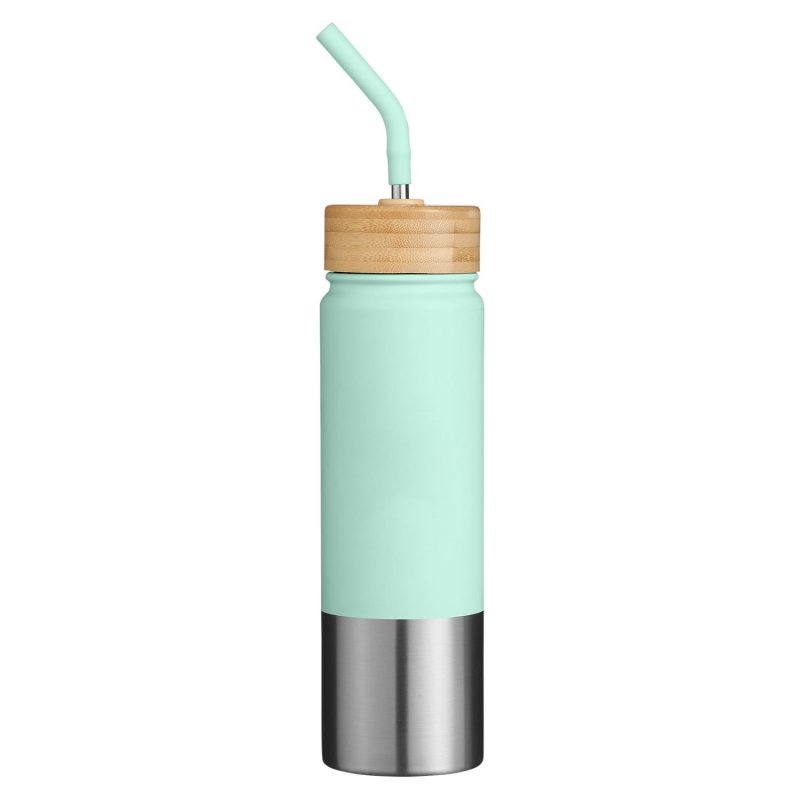 Playa 24 oz Stainless Steel Tumbler With Bamboo Lid-8