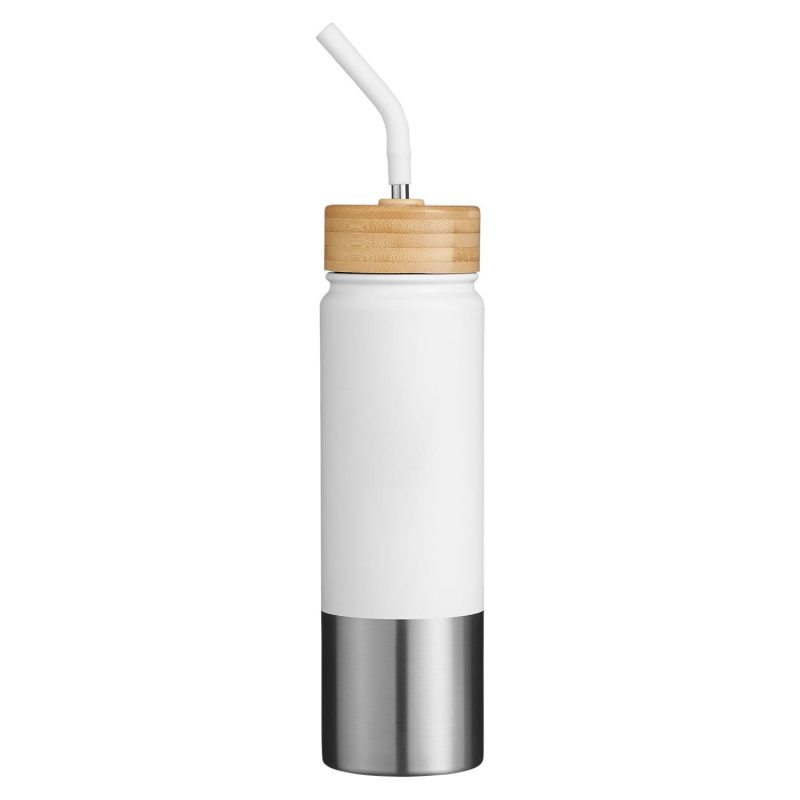 Playa 24 oz Stainless Steel Tumbler With Bamboo Lid-10