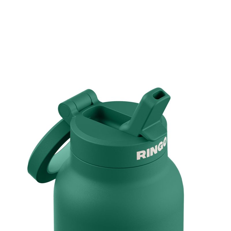 RINGO Pro Water Bottle with Magnetic Booster Ring - 24 Oz. - Green-9