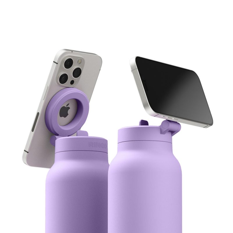 RINGO Pro Water Bottle with Magnetic Booster Ring - 24 Oz. - Lilac-4