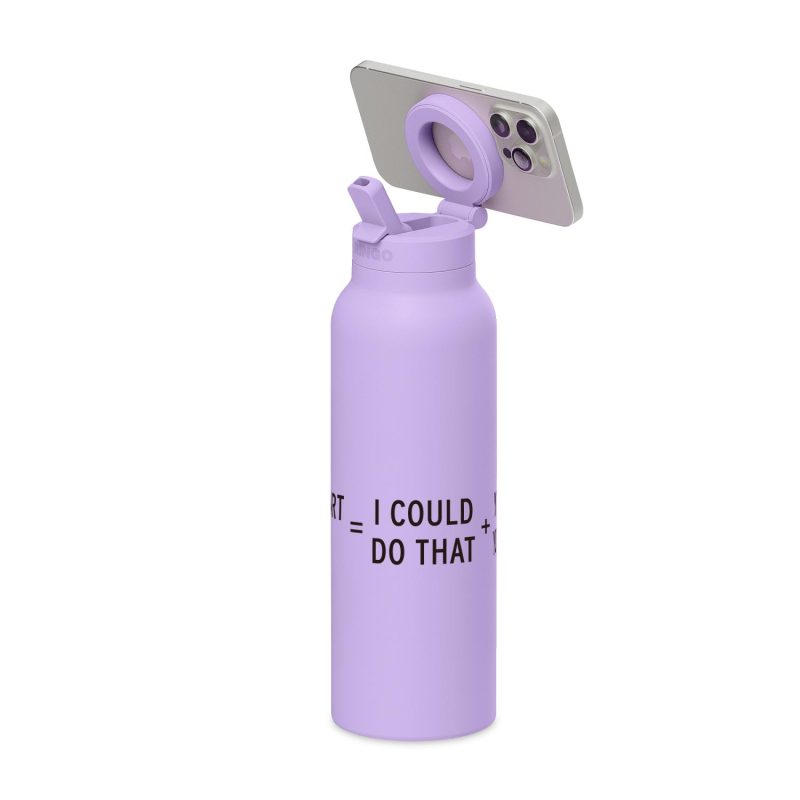 RINGO Pro Water Bottle with Magnetic Booster Ring - 24 Oz. - Lilac-1