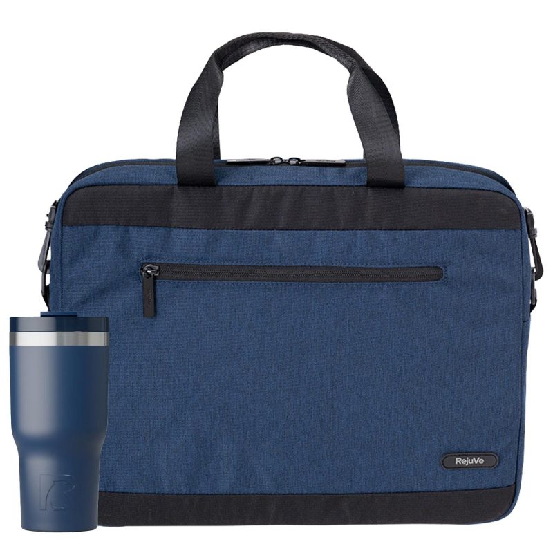 RejuVe® Executive Laptop Bag & RTIC® Insulated Tumbler Gift Set-9