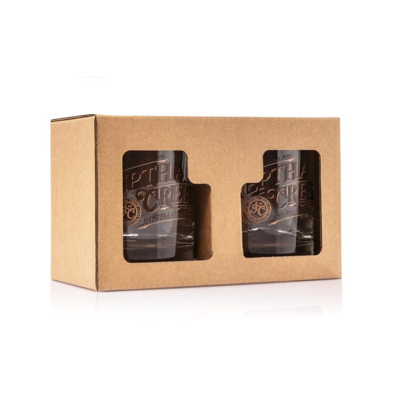 Rocks Glass Gift Box Set of 2-4