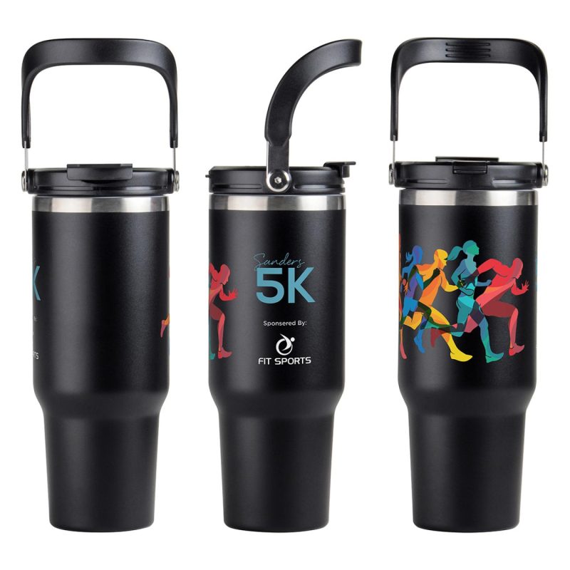 SENSO® Venture DuoFlow 40 oz Vacuum Insulated Stainless Steel Travel Tumbl-3