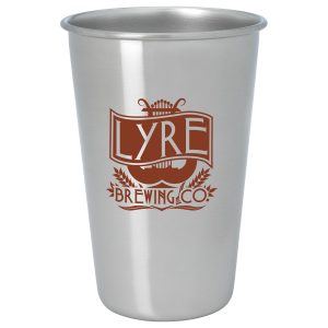 Stainless Pint Glass - 16 oz.-1