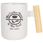 Tokyo 12 Oz Ceramic Mug with Wooden Handle-7