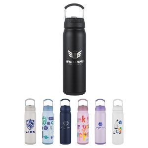 Tuscany 24 oz Eco-Friendly 2-in-1 Vacuum Insulated Bottle-1