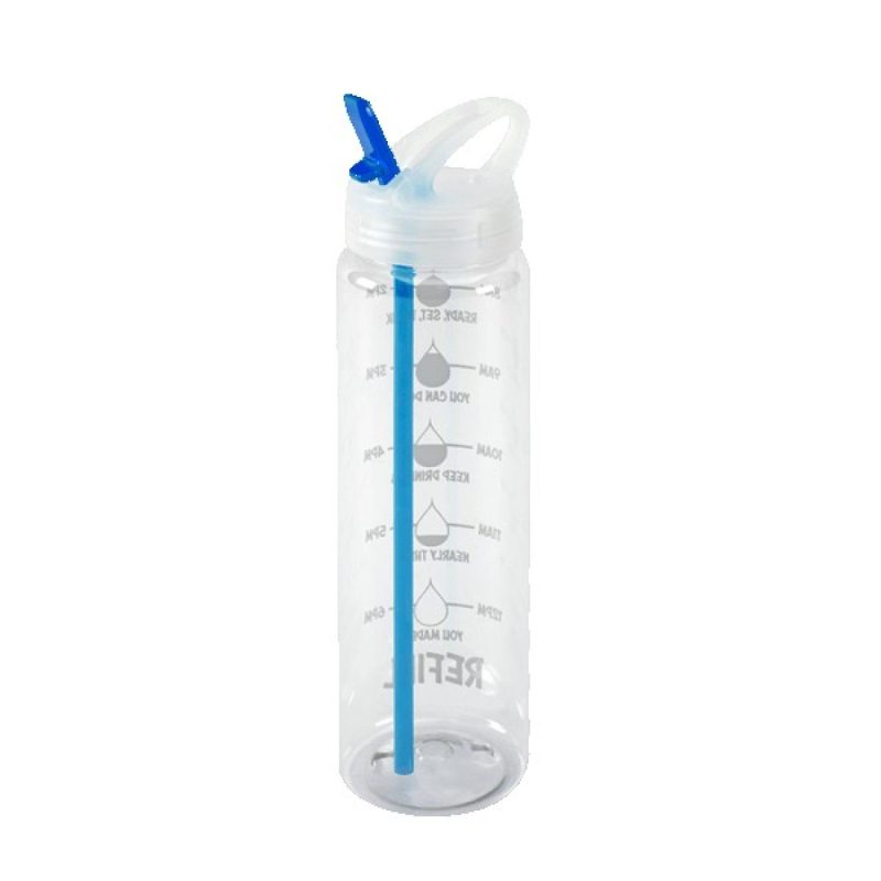 Water Bottle with Flip Up Spout & Hydration Mark - 32 Oz.-7