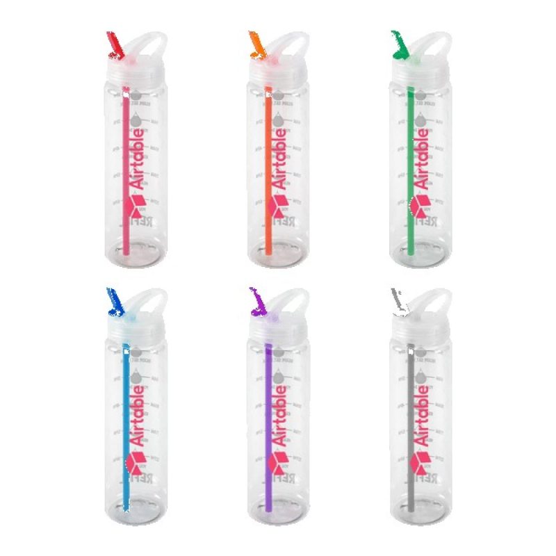 Water Bottle with Flip Up Spout & Hydration Mark - 32 Oz.-1