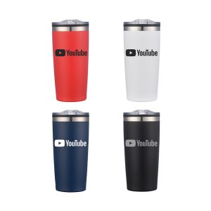 20oz. Double Wall SS / PP Tumbler with Clear Lid-1
