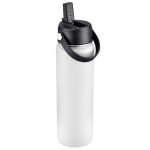 27oz. Stainless Steel Thermal Water Bottle with Flip Straw & Silicone Base-5