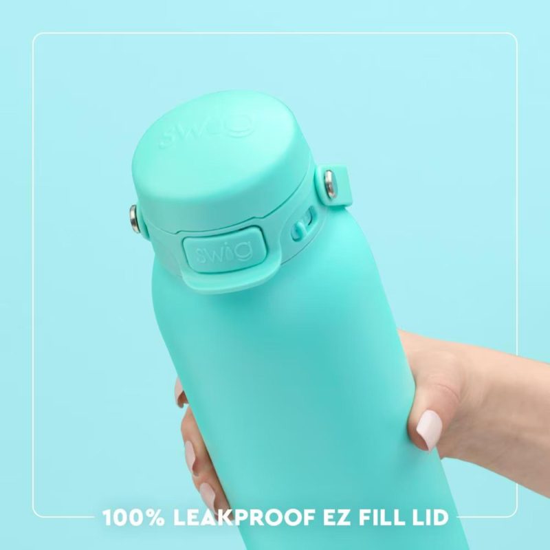 32 oz SWIG® Stainless Steel Insulated Leakproof Colorblock EZ Fill Water Bottle-4