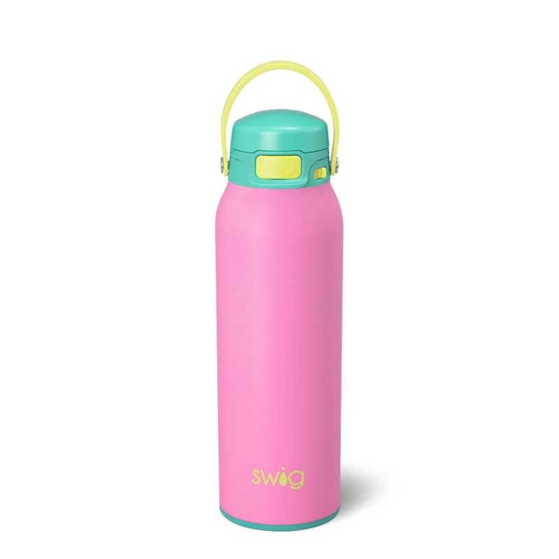 32 oz SWIG® Stainless Steel Insulated Leakproof Colorblock EZ Fill Water Bottle-9