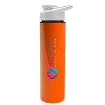 Garyline® Slim Double-Wall Insulated Bottle with Drink-Thru Lid - 16 oz.-6