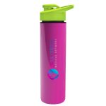 Garyline® Slim Double-Wall Insulated Bottle with Drink-Thru Lid - 16 oz.-7