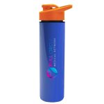 Garyline® Slim Double-Wall Insulated Bottle with Drink-Thru Lid - 16 oz.-9