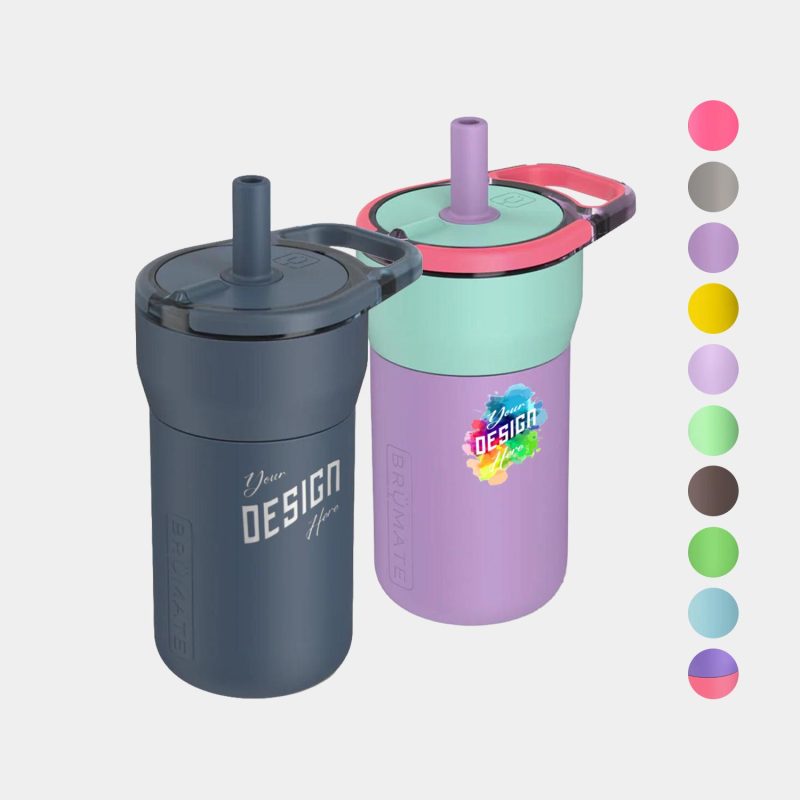 12 oz BruMate® Stainless Steel Insulated Leap Kids Water Bottle-1
