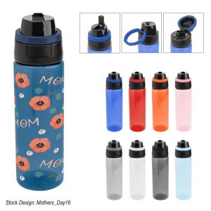 24 Ox. Full Color Pop Sip & Chug Rpet Bottle-1