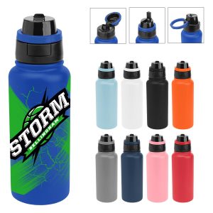 32 Oz. Full Color Pop Sip & Chug Recycled Stainless Steel Bottle-1