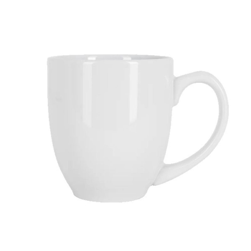 Belmont 16 oz White Bistro Glossy Mug-2