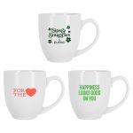 Belmont 16 oz White Bistro Glossy Mug-1