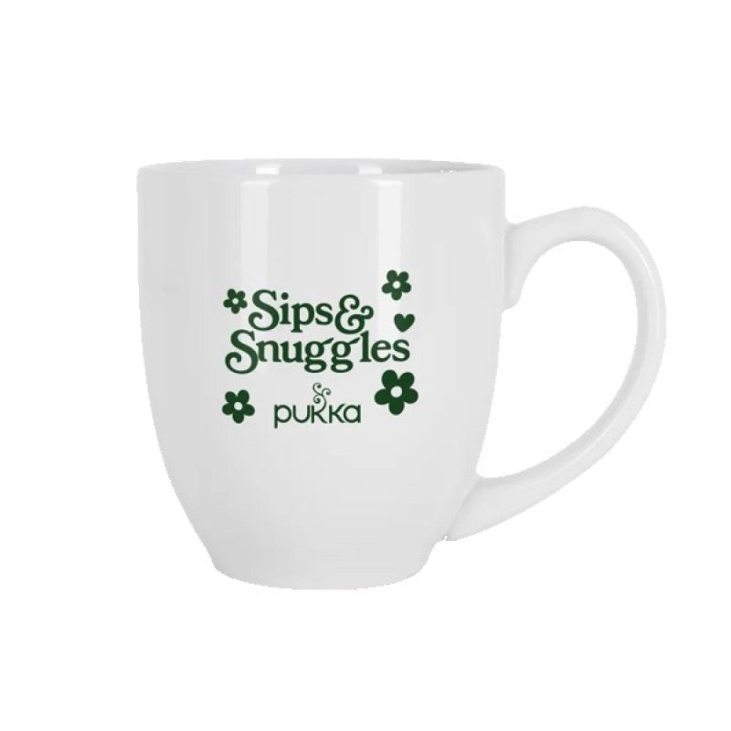 Belmont 16 oz White Bistro Glossy Mug-3