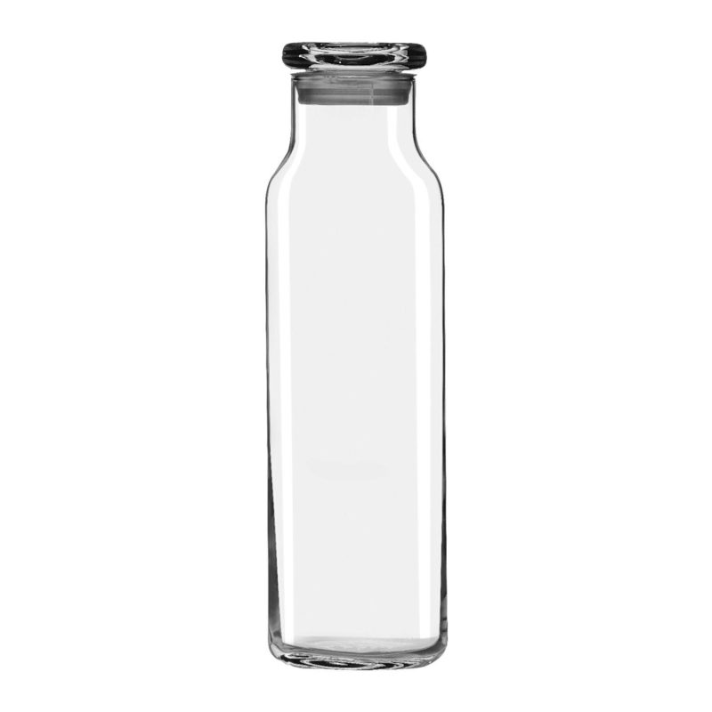 Libbey 24 oz Glass Water Bottle with Press-On Lid-2