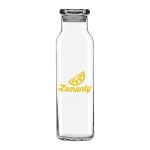 Libbey 24 oz Glass Water Bottle with Press-On Lid-1