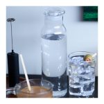 Libbey 24 oz Glass Water Bottle with Press-On Lid-3