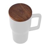 Winchester 18 oz Ceramic Mug w Wood Lid-3