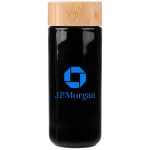 10oz. Double-Wall Ceramic Bottle with Bamboo Screw-Top Lid-3