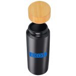 10oz. Double-Wall Ceramic Bottle with Bamboo Screw-Top Lid-4