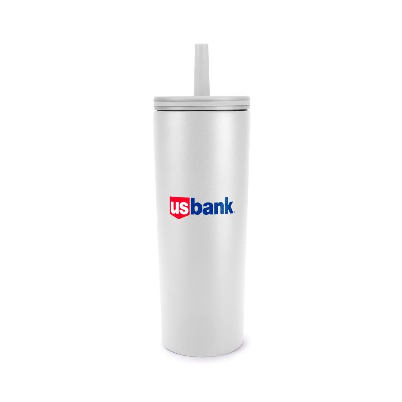 24 Oz. ChillFlow Stainless Steel Mug w/Straw-3