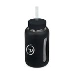 Axis Glass Straw Bottle - 21 Oz. - Black-3