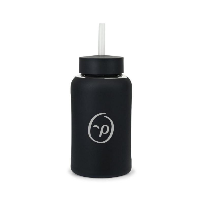 Axis-Glass-Straw-Bottle-21-Oz-Black-102945-001 Axis Glass Straw Bottle - 21 Oz. - Black-1