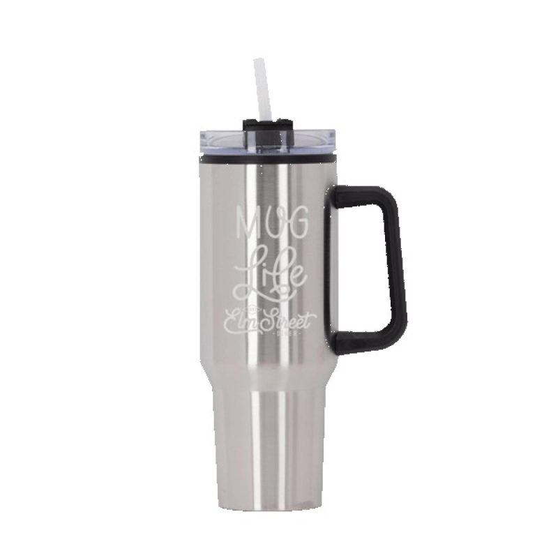 Behemoth 40 oz. Hugo Plastic Interior Stainless Steel Travel Mug-10
