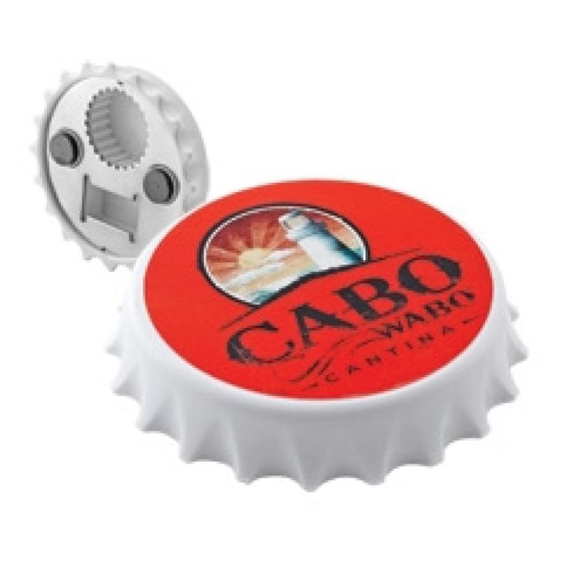 Bottle Cap Opener Magnet (3-1/8" Diameter)-1