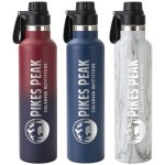 Iron Flask Narrow Mouth Bottle With Spout Lid-2