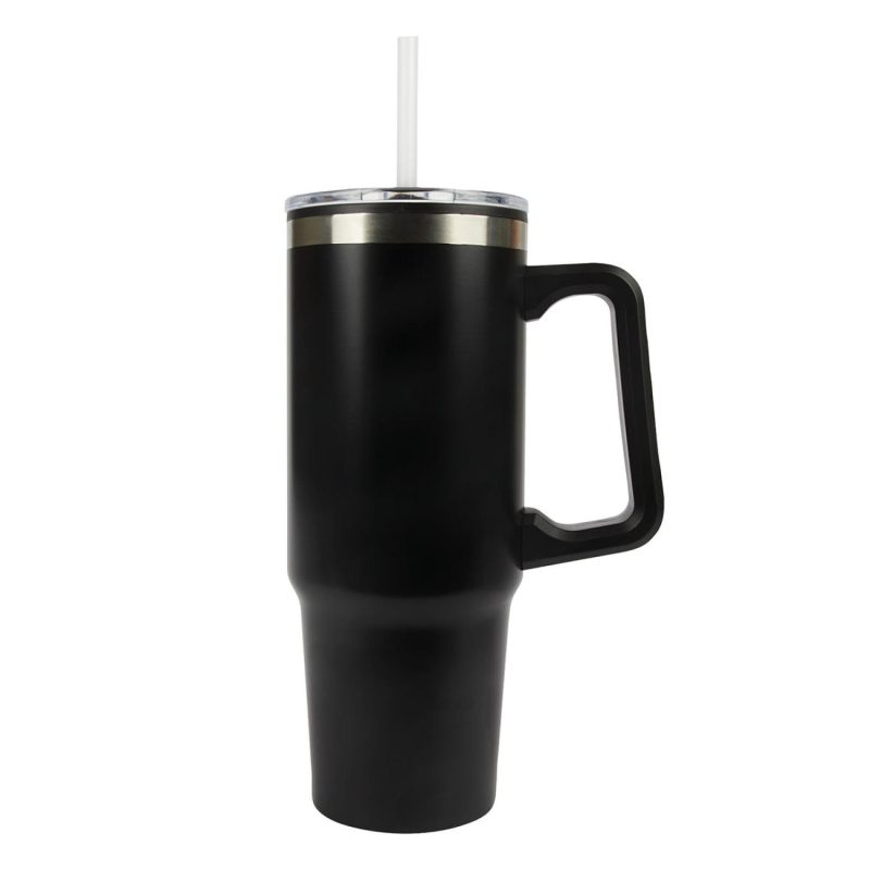 Rhea 30 oz. Steel/ 100% Recycled PP Liner Travel Mug-2