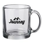 13 oz. Libbey Clear Glass Coffee Mugs-1