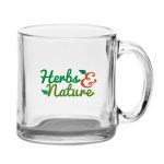 13 oz. Libbey Clear Glass Coffee Mugs-2