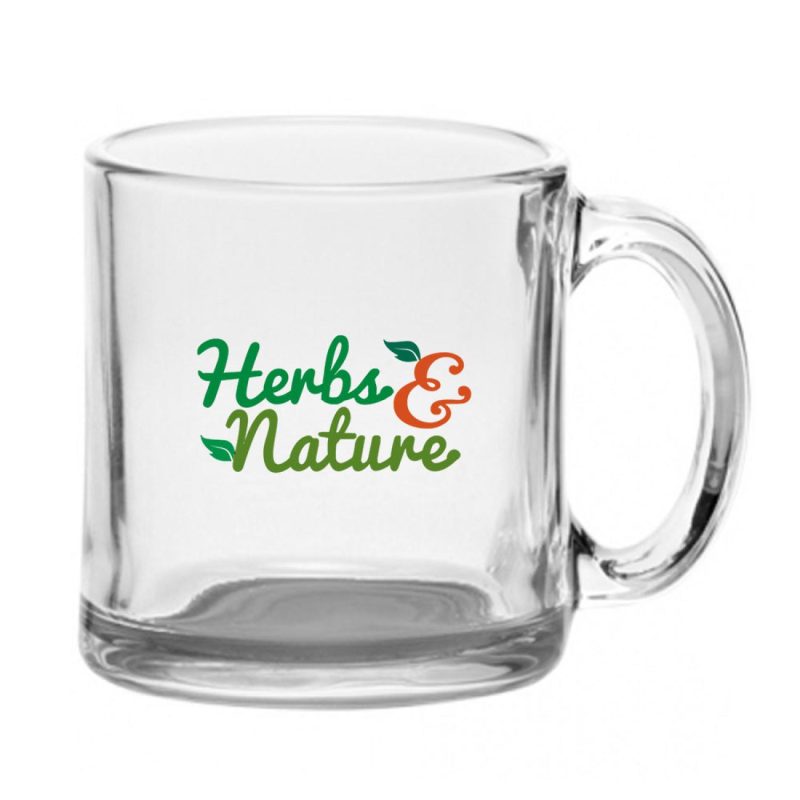13 oz. Libbey Clear Glass Coffee Mugs-2