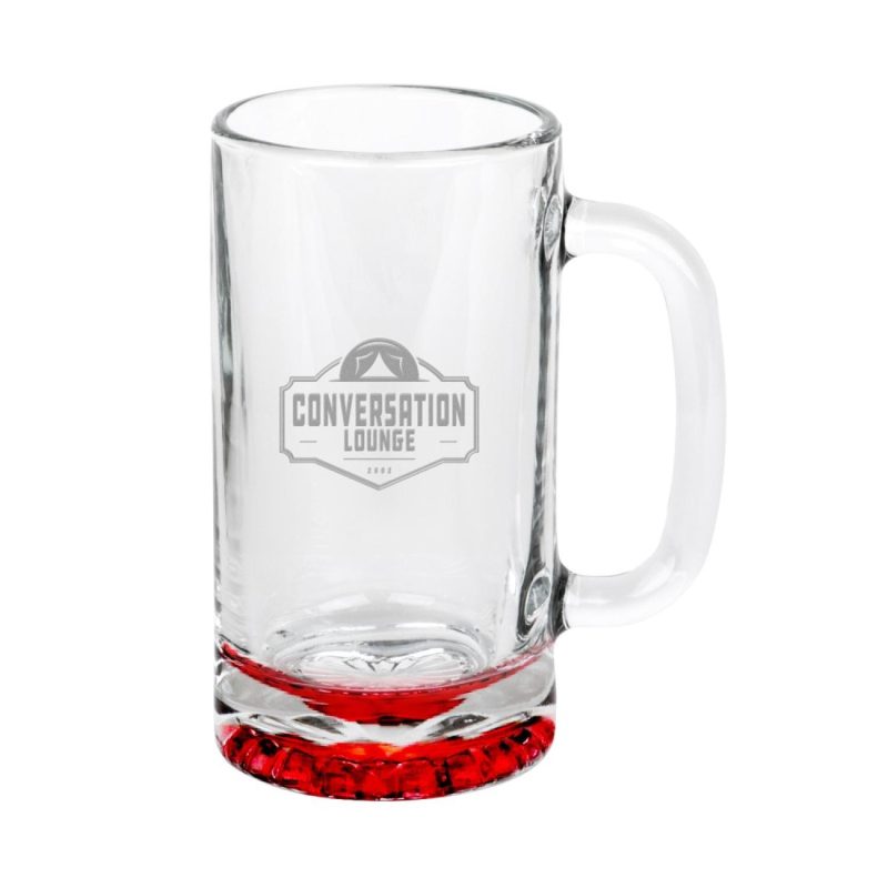 16 oz. Libbey® Tankard Starburst Beer Mug (Engraved Imprint)-8