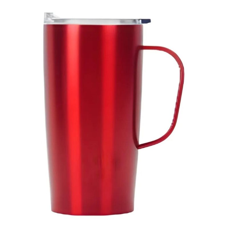 20 oz Stainless Steel Double Wall Mug with Swig Metal Handle-2