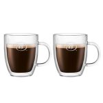 Bodum Bistro 10oz Double Wall Mug Set - 2 pcs-1