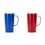 Endura Blue 20 oz Double-Wall Stainless Steel Swig Mug with Metal Handle-1
