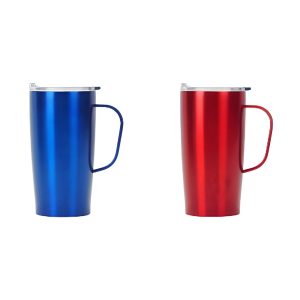 Endura Blue 20 oz Double-Wall Stainless Steel Swig Mug with Metal Handle-1
