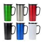 Endura Red 20 oz Stainless Steel Swig Mug with Plastic Handle-1