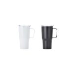 Endura White 20 oz Double-Wall Stainless Steel Swig Mug with Metal Handle-1