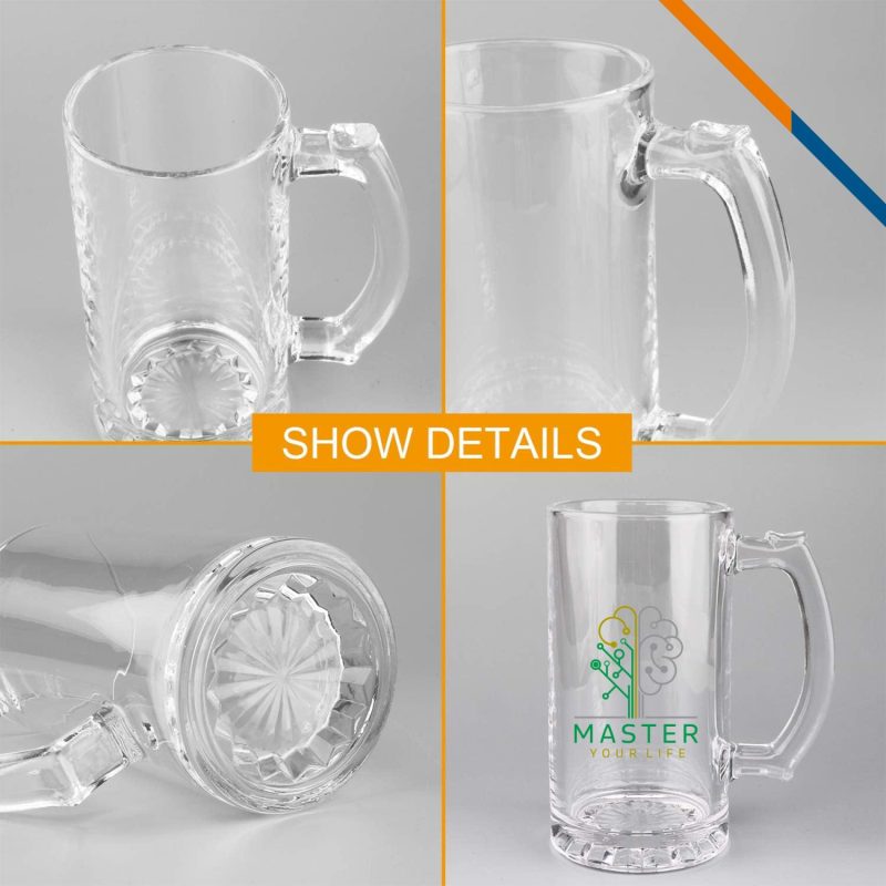 Libbey Hemo Glass Beer Mugs - 25 Oz.-3